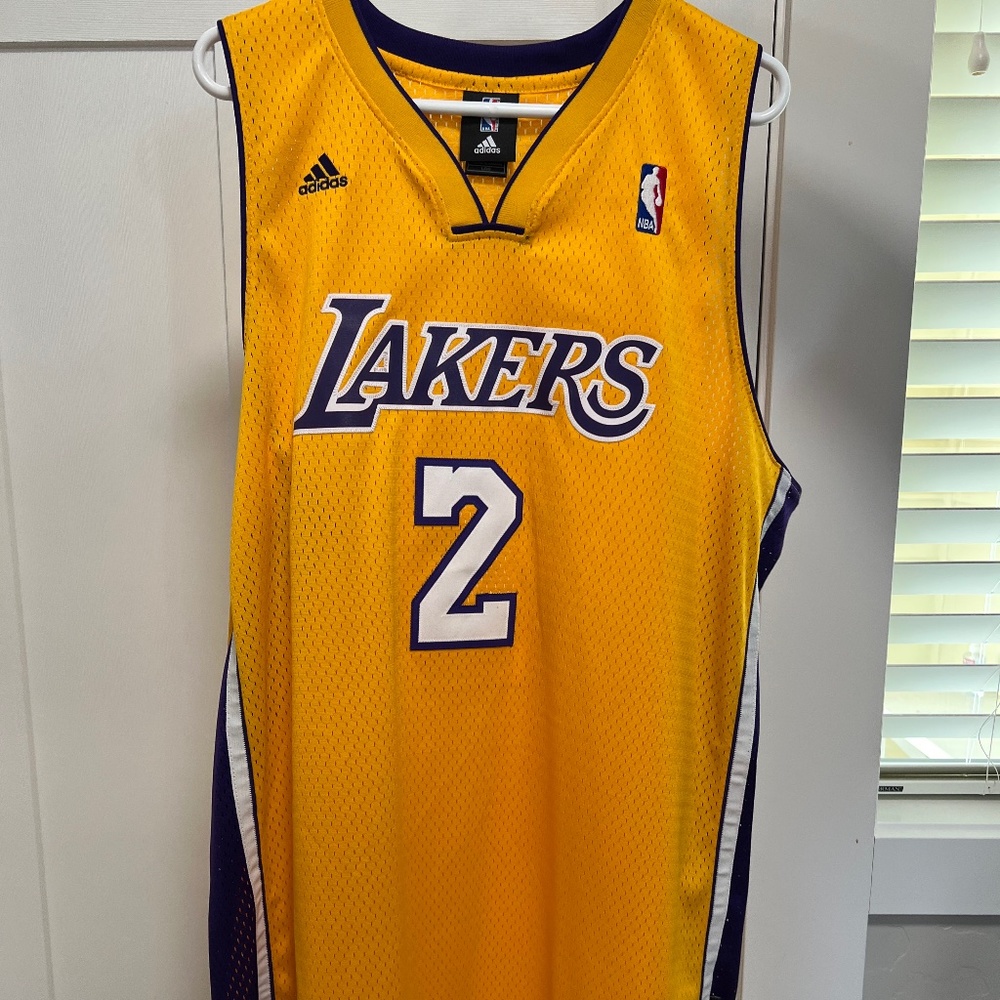 Large Official Lakers Derek FisherJersey!